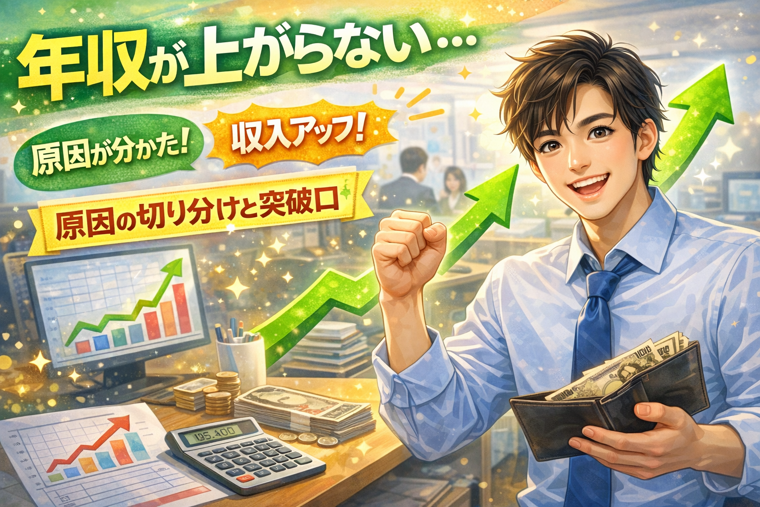 年収が上がらない